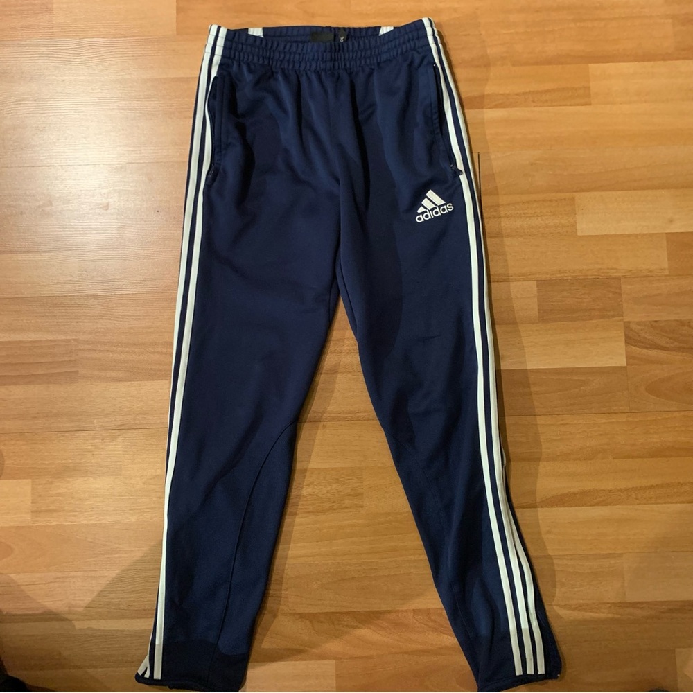 Adidas Navy Track Pants Size 30 Waist